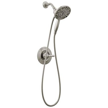 DELTA 142840-SP-I Arvo Tub Shower, SpotShield Brushed Nickel