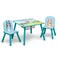 Delta Children Bluey Kids Table and Chair Set with Storage (2 Chairs Included) - Greenguard Gold Certified - Ideal for Arts &amp; Crafts, Snack Time, Homeschooling, Homework &amp; More, Blue