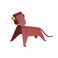 JONATHAN Y JYL7130A Rover 10" Modern Industrial Iron Canine LED Kids' Lamp Eclectic, Contemporary, Minimalist, Office, Living Room, Dining Room, Bedroom, Red