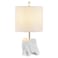 JONATHAN Y JYL1143D Koda 17.5" Eclectic Southwestern Resin/Iron Elephant LED Kids Table Lamp Global, Transitional, Rustic, Office, Living Room, Dining Room, Bedroom, Hallway, Foyer, White
