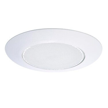HALO 170 Series 6 in. White Recessed Trim Lensed Showerlight with Reflector and Frosted Albalite Lens