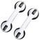 Grab Bars for Bathtubs and Showers, 2 Pack Shower Handle 12 Inch Strong Suction Shower Bar, Safety Bars for Shower Chair, Bathroom Grab Bar for Senior (Black White)