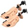 KevenAnna Pair of Premium Professional 4-way Wooden Shoe Trees, Wooden Shoe Stretcher for Men or Women (Large)