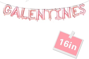 Galentines balloons, Valentine's Day Balloon Decorations, Galentine's Day Decor,Valentine's Day Balloon Banner, Valentine's Day Supplies, Galentine's Day Decorations