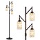 JONATHAN Y JYL8012A Tiffany-Style 71" Multi-Light Metal Rotary LED Floor Lamp, Traditional, 3 Lights for Home, Kitchen, Bed Room, Dining Room, Guest Room, Dorm Room, Bronze