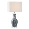 JONATHAN Y JYL5046A May 28" Ceramic/Crystal LED Table Lamp Traditional Bedside Desk Nightstand Lamp for Bedroom Living Room Office College Bookcase LED Bulb Included, Blue/White