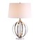 JONATHAN Y JYL1086A Logan 26" Metal Orb LED Table Lamp Modern Contemporary Minimalist Bedside Desk Nightstand Lamp for Bedroom Living Room Office College Bookcase LED Bulb Included, Polished Nickel