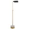 JONATHAN Y JYL3029A Iva 56.5" Adjustable Brass Library LED Floor Lamp Contemporary,Transitional,Modern for Bedrooms, Living Room, Office, Reading, BrassGold/CarraraMarble