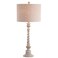 JONATHAN Y JYL3031A Regent 33" Rustic Resin LED Table Lamp Traditional Transitional Bedside Desk Nightstand Lamp for Bedroom Living Room Office College Bookcase LED Bulb Included, White Wash