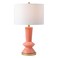 JONATHAN Y JYL6607B Ziggy 27" Ceramic/Iron Contemporary Glam LED Table Lamp Bedside Desk Nightstand Lamp for Bedroom Living Room Office College Bookcase LED Bulb Included, Coral/Brass Gold