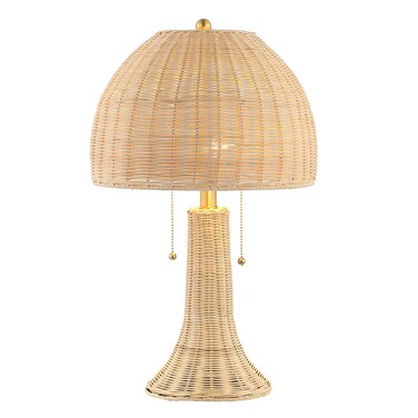 JONATHAN Y JYL4040A Joanie 22'' Bohemian Rustic Iron LED Table Lamp Farmhouse Coastal Bedside Desk NightStand for Bedroom Living Room Office College Bulbs Included, Natural/Brass Gold, 13.0 in