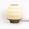 JONATHAN Y USA1001C 3D Printed Dimmable LED Table Lamp Honey Pot 12" Minimalist Classic Plant-Based PLA for Living Room, Dorm, Home, Office (LED Bulb Included), White/Brown