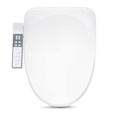 Lotus Smart Bidet ATS-850 Heated Slim Seat, Night Light, Temperature Controlled Wash, Advance Self-Cleaning Stainless Nozzle, Warm Air Dryer, Easy DIY Installation, One Size Fit