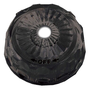 Avalon Shower Volume Control Handle, Mixet Tub and Shower Knob Replacement, Smoke