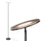 Brightech Sky LED Torchiere Super Bright Floor Lamp - Contemporary, High Lumen Light for Living Rooms &amp; Offices - Dimmable, Indoor Pole Uplight for Bedroom Reading - Black
