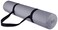 Fitvids All-Purpose 1/4-Inch High Density Anti-Tear Exercise Yoga Mat with Carrying Strap, Gray