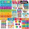 Decorably 20 Vibrant Preschool Posters for Classroom, 11x17in Matte-Laminated Educational Educational Posters for Toddlers 1-3