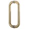WANLIAN Hardware 8inch Back to Back Tubular Shower Door Pull Handle for Frameless Shower Doors, with Washers (8 inch Pull Handle) (Gold)
