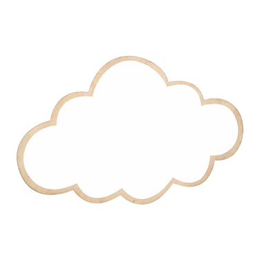 TOPINCN Decorative Mirror, Wall Mounted Acrylic Aesthetics Mirror, Cartoon Shapes Decorative Mirror for House Children Kids Room(#2Cloud)