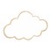 TOPINCN Decorative Mirror, Wall Mounted Acrylic Aesthetics Mirror, Cartoon Shapes Decorative Mirror for House Children Kids Room(#2Cloud)