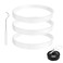 3 Pack Rubber Gaskets Replacement Seal White Ring for Nutri Ninja Blender Replacement for Ninja Auto-iQ Pro Extractor CT680 BL456-30 BL480 BL681A BL682 (3.94 inch Gaskets)