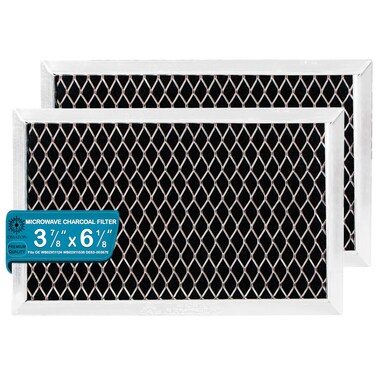 GE JX81J, WB02X11124, WB06X10823 Microwave Recirculating Charcoal Filter (2-Pack)