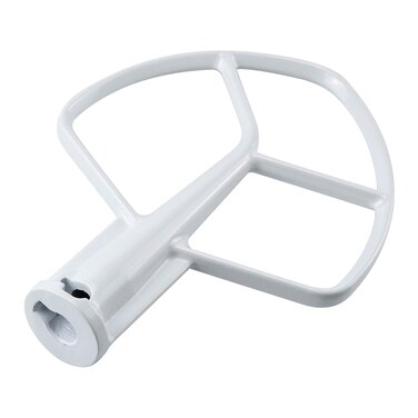 K5AB K5SS Kitchen Mixer Aid Coated Flat Beater by AMI PARTS for 5 QT Mixer Stainless Steel Bowl Compatible with Model KSM50 KSM5 KSM450