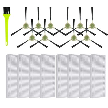 18 Pack Filter Replacement Compatible with Lefant M210 OKP Life K2 K3 Lefant M210S M210B M213 OKP Life K2 K3 K3A K4 K5 M2 M310 Side Sweep Edge Brush HEPA Filter Not for M210P F1