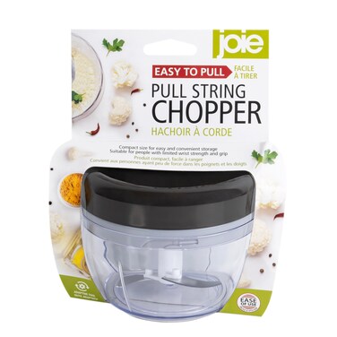 Joie Pull String Chopper, Stainless Steel, Black, 1 Count