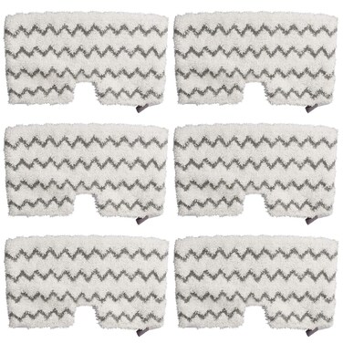 Extolife 6 Pack Steam Mop Pads Replacement for Shark Steam Pocket Mops S3501 S3601 S3550 S3801 S3901 S3601D S3801CO S3901D S3455K S2902 SE450