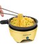 Nostalgia MyMini Personal Electric Skillet &amp; Rapid Noodle Maker, Perfect For Healthy Keto &amp; Low-Carb Diets, Yellow