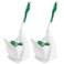 Libman Designer Bowl Brush and Caddy - 2 Pack - Toilet Brush and Holder Set, Non-Scratch, Bathroom Brush, Hygenic Caddy with Drying Slits