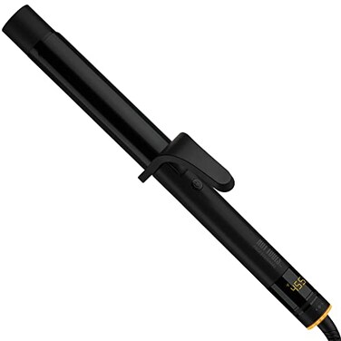 Hot Tools Pro Artist Black Gold Digital Salon Hair Curling Iron   Medium Loose Curls and Tousled Waves, (1-1/4 inch)