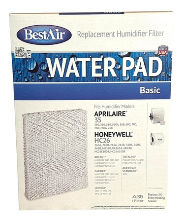 BEST AIR Humidifier Filter A35 (Pack of 2)
