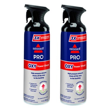 Bissell Professional Power Shot Oxy Carpet Spot &amp; Stain Remover, 14 oz (Pack of 2), 95C9L