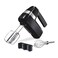 Hamilton Beach Electric Hand Mixer, 6 Speeds + Stir Button, 300 Watts of Peak Power for Powerful Mixing, Includes Whisk and Storage Clip, Black (62628)