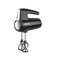 BLACK+DECKER 5 Speed Electric Hand Held Mixer, HELIX beaters, Whisk, and Dough Hook Attachments, Turbo Boost, Snap-On Storage Case