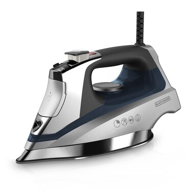 BLACK+DECKER Allure Professional Steam Iron, 30% More Steam, Precision Tip, Stainless Steel Soleplate, Vertical Steam Function