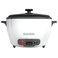 BLACK+DECKER 6-Cup Rice Cooker, RC506, 3-cup Uncooked Rice, Steaming Basket, Removable Non-Stick Bowl, One Touch