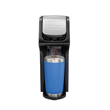 Hamilton Beach 49900 FlexBrew Single-Serve Coffee Maker Compatible with Pod Packs and Grounds, Black - Next Gen