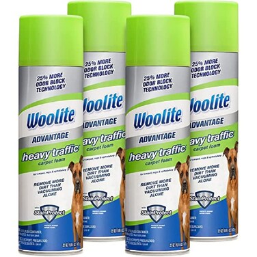 Bissell Woolite Advantage Heavy Traffic Carpet Foam 4 Pack, 3320