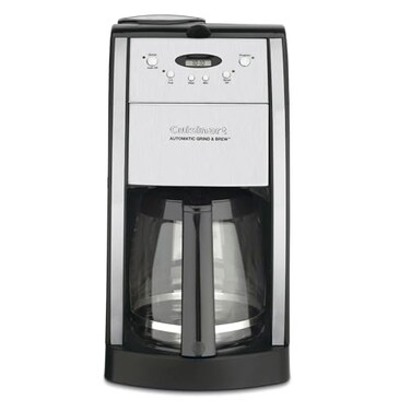 Cuisinart DGB-550BKP1 Automatic Coffeemaker Grind &amp; Brew, 12-Cup Glass, Black