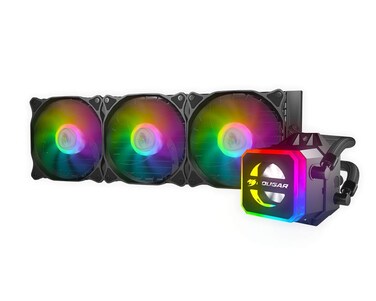 Cougar Helor CPU Liquid Cooling with Addressable RGB, Core Box v2 and a Remote Controller (360)