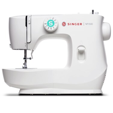 SINGER M1500 Lightweight &amp; Portable Sewing Machine with Accessory Kit   57 Stitch Applications, LED Light &amp; 1-step Buttonhole   Great for Quilting, Crafts &amp; Mending