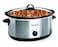 Crock-Pot 7 Quart Oval Manual Slow Cooker, Stainless Steel (SCV700-S-BR), Versatile Cookware for Large Families or Entertaining