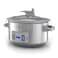 BLACK+DECKER 7-Quart Digital Slow Cooker, SCD7007SSD, Temperature Probe, Sous-Vide, Locking Lid, Removable Stoneware Crock