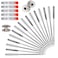 Sewing Machine Needles, 50 PCS Universal Sewing Machine Needle, Compatible with Singer, Brother, Janome, Varmax, Sizes HAX1 65/9, 75/11, 90/14, 100/16, 110/18 (50 PCS)