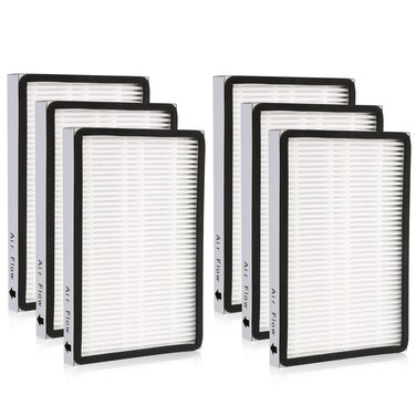 6-Pack 86889 HEPA Filters for Sears Kenmore EF-1 Vacuums &amp; Panasonic Uprights Vacuums