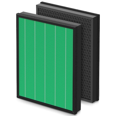 400/400S Replacement Filter for Coway AIRMEGA Max2 400 400S 400(G) 400S(G) Air Purifier, Max2 Green True HEPA and Active Carbon Filter Set, AP-2015-FP, 1 Set