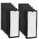 True HEPA Replacement Filter for VEVA 8000 Elite Pro Series Air Purifier, 2 HEPA Filters &amp; 8 Premium Activated Carbon Pre Filters (2+ Year Supply) for Complete Tower Air Cleaner Home &amp; Office